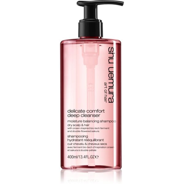 Shu Uemura Shu Uemura Deep Cleanser Delicate Comfort hidratantni šampon za suhu kosu 400 ml
