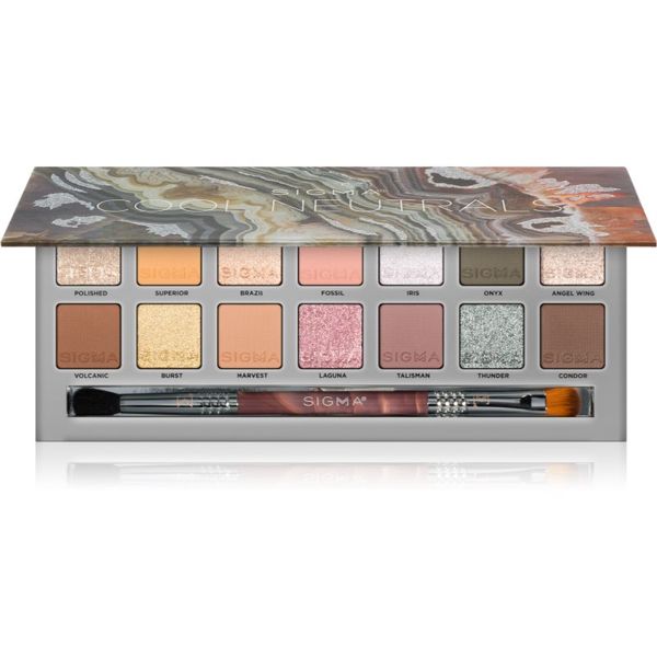Sigma Beauty Sigma Beauty Cool Neutrals paleta sjenila za oči 1 kom