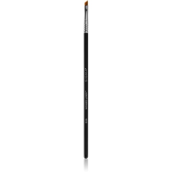 Sigma Beauty Sigma Beauty Eyes E06 WINGED LINER™ BRUSH kist za eyelinere 1 kom