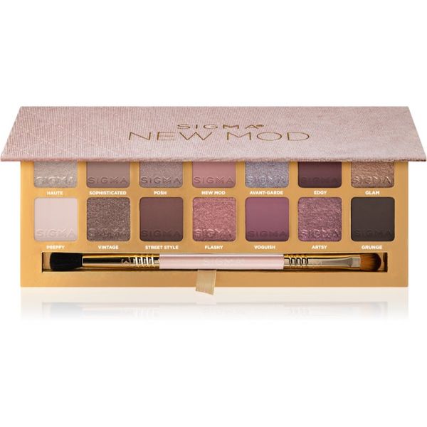 Sigma Beauty Sigma Beauty New Mod Eyeshadow Palette paleta sjenila za oči s aplikatorom 208,2 g