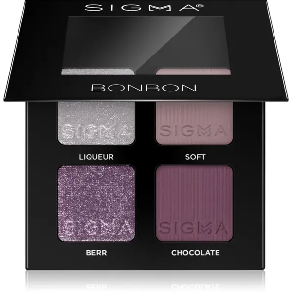 Sigma Beauty Sigma Beauty Quad paleta sjenila za oči nijansa Bonbon 4 g