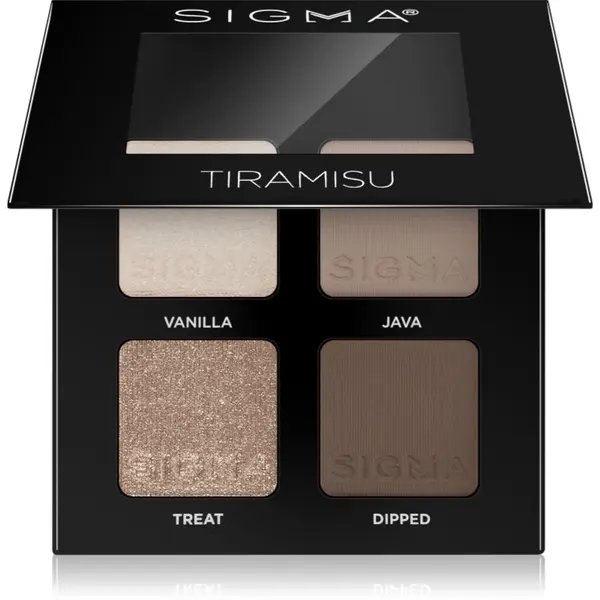 Sigma Beauty Sigma Beauty Quad paleta sjenila za oči nijansa Tiramisu 4 g