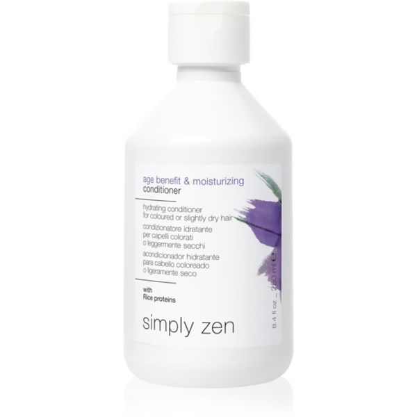 Simply Zen Simply Zen Age Benefit & Moisturizing hidratantni regenerator za obojenu kosu 250 ml