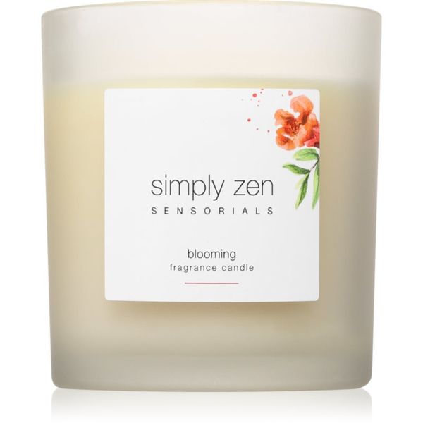 Simply Zen Simply Zen Sensorials Blooming Fragrance Candle mirisna svijeća 120 g