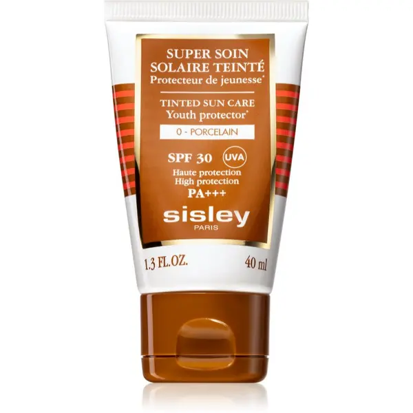 Sisley Sisley Super Soin Solaire Teinté zaštitna krema za toniranje za lice SPF 30 nijansa 0 Porcelain 40 ml