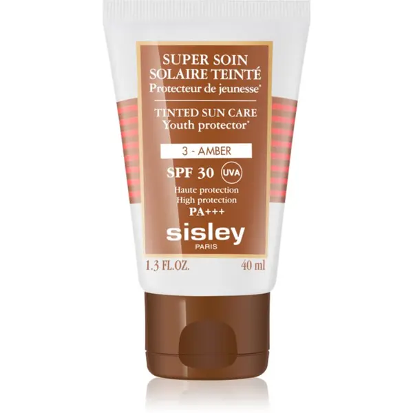Sisley Sisley Super Soin Solaire Teinté zaštitna krema za toniranje za lice SPF 30 nijansa 3 Amber 40 ml