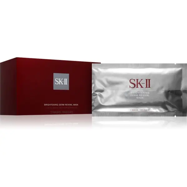SK-II SK-II Brightening Derm Revival Mask maska za hidrataciju i posvjetljivanje s niacinamidom za sve tipove kože 10 kom