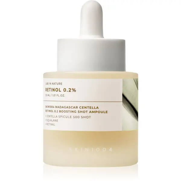 SKIN1004 SKIN1004 Lab In Nature Retinol 0.2% Boosting Shot Ampoule obnavljajući serum protiv bora za povećanje elastičnosti kože 30 ml