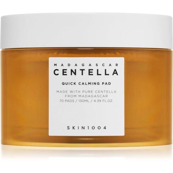 SKIN1004 SKIN1004 Madagascar Centella Quick Calming Pad jastučići s intenzivnim revitalizirajućim učinkom za smirenje i jačanje osjetljive kože lica 70 kom