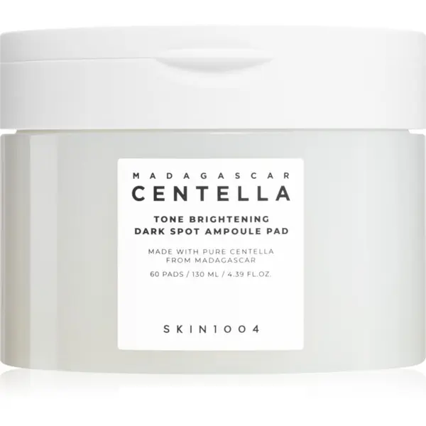 SKIN1004 SKIN1004 Madagascar Centella Tone Brightening Dark Spot Ampoule Pad blazinice natopljene tonerom protiv tamnih mrlja 60 kom