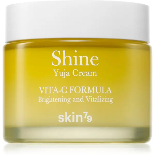 Skin79 Skin79 Shine Yuja Cream Vita-C Formula hidratantna i posvjetljujuća krema za lice za lice s hiperpigmentacijom 70 ml