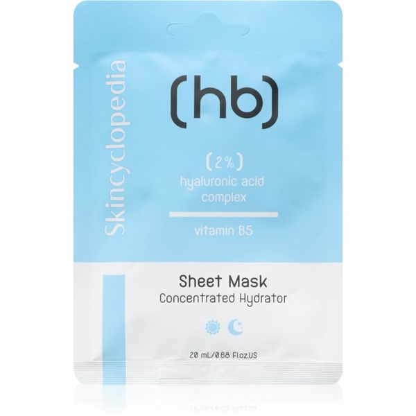 Skincyclopedia Skincyclopedia 2% Hyaluronic Acid Complex + Vitamin B5 Sheet maska 20 ml