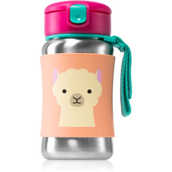 Skip Hop Skip Hop Zoo Llama boca za vodu sa slamkom 12m+ 350 ml