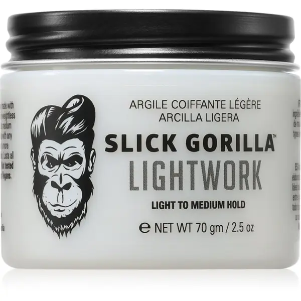 Slick Gorilla Slick Gorilla Lightwork glina za stiliziranje kose za muškarce 70 g