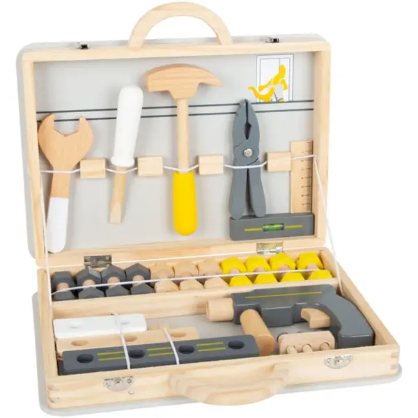 Small foot Small foot Miniwob Tool Case set igračaka od drva 3 y+ 44 kom