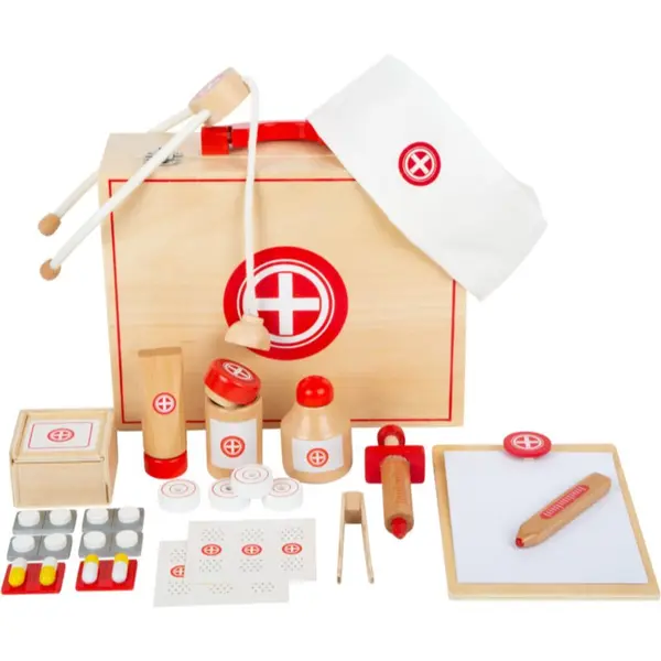 Small foot Small foot Wooden Doctor’s Kit set igračaka od drva 3 y+ 24 kom
