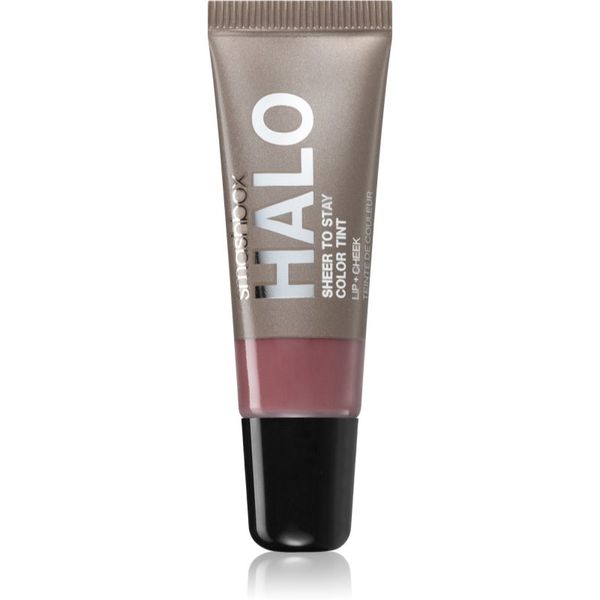 Smashbox Smashbox Halo Sheer To Stay Color Tints tekuće rumenilo i sjajilo za usne nijansa Wisteria 10 ml