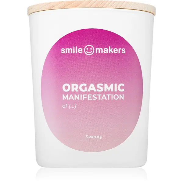 Smile Makers Smile Makers Orgasmic Manifestations mirisna svijeća Sweaty 180 g