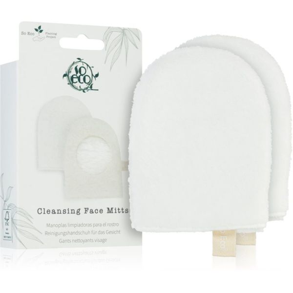 So Eco So Eco Cleansing Face Mitts rukavice za skidanje šminke