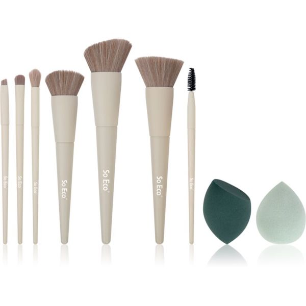 So Eco So Eco Exclusive Brush & Sponge Set Complexion Sponge set kistova