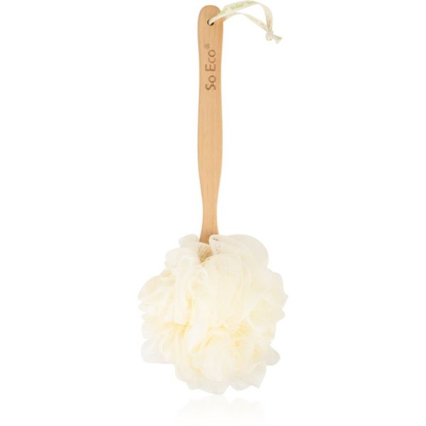So Eco So Eco Long Handle Shower Pouf spužva za pranje tijela s produljenom drškom 1 kom