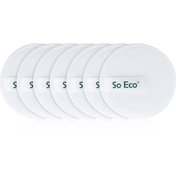 So Eco So Eco Reusable Microfibre Cleansing Pads blazinice za skidanje šminke 7 kom