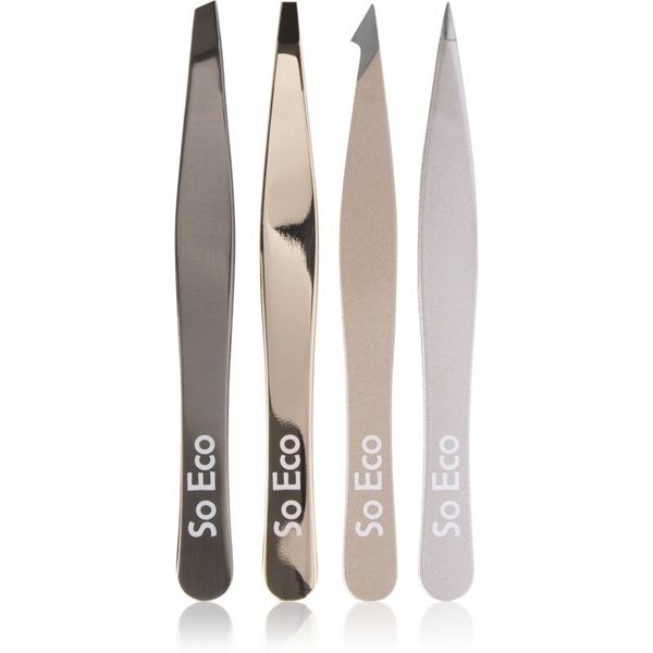 So Eco So Eco Tweezer Set Rose Gold set pinceta