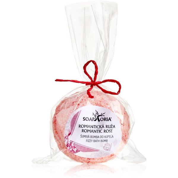 Soaphoria Soaphoria Romantic Rose antistres bomba za kupku s regenerirajućim učinkom 85 g