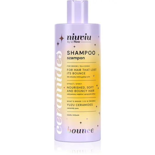 so!flow so!flow BOUNCE Hair Shampoo With Ceramides šampon za čišćenje za kovrčavu kosu 300 ml