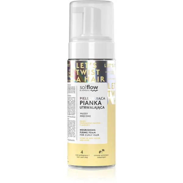 so!flow so!flow Curly Hair Nourishing Fixing Foam pjena za kovrčavu kosu 170 ml