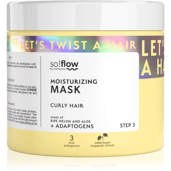 so!flow so!flow Curly Hair Nourishing Mask hranjiva maska za kovrčavu kosu 400 ml