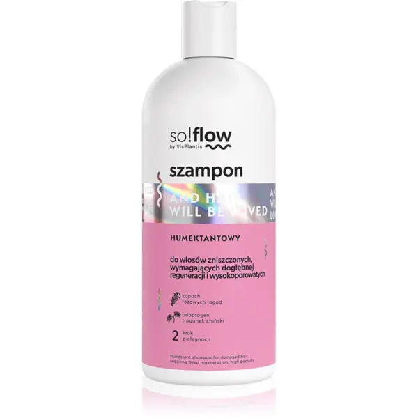 so!flow so!flow Damaged Hair Humectant Shampoo šampon za jačanje oštećene kose 300 ml