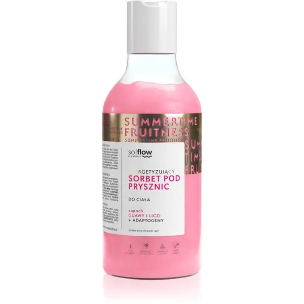 so!flow so!flow Energizing Shower Sorbet hidratantni sorbet za tijelo za tuširanje Guava, Lychee 400 ml