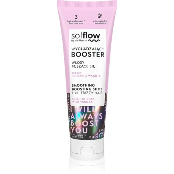 so!flow so!flow Frizzy and Dry Hair Smoothing Boosting Shot serum za zaglađivanje anti-frizzy 75 ml
