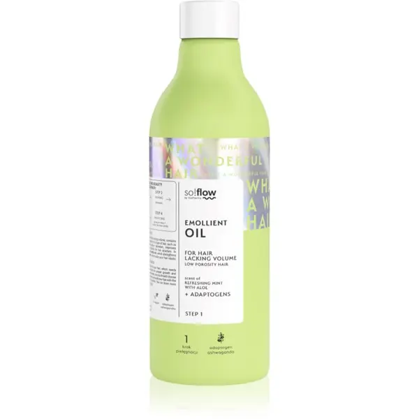 so!flow so!flow Low Porosity Hair Emollient Oil regenerirajuće ulje za kosu 150 ml