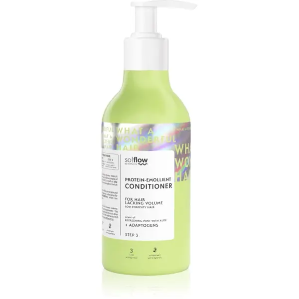 so!flow so!flow Low Porosity Hair Protein-Emollient Conditioner regenerator za kosu bez volumena 400 ml