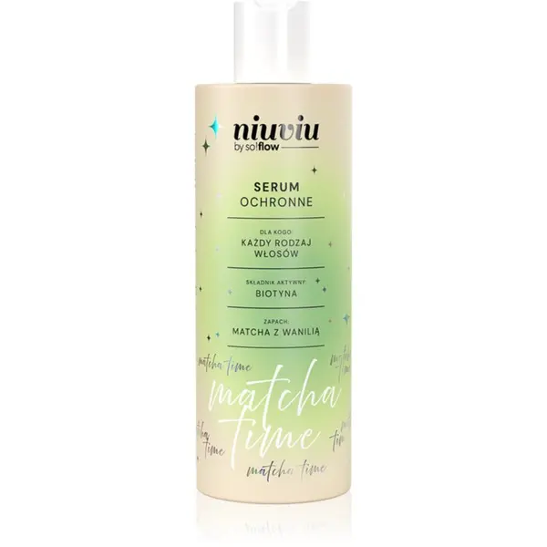 so!flow so!flow Matcha Time Protective Hair Serum serum za jačanje za tanku, iscrpljenu kosu 150 ml