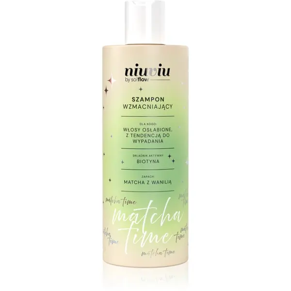 so!flow so!flow Matcha Time Strengthening Shampoo šampon za učvršćivanje za slabu kosu 300 ml