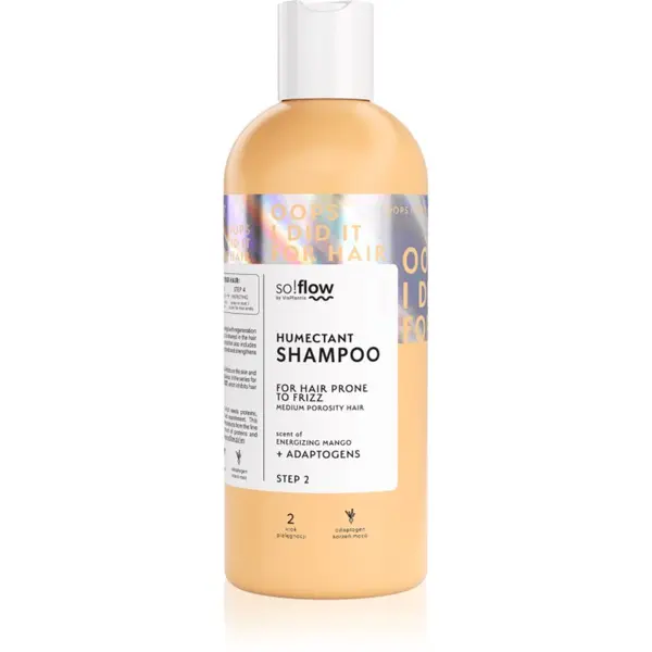so!flow so!flow Medium Porosity Hair Humectant Shampoo šampon za zaglađivanje anti-frizzy 400 ml
