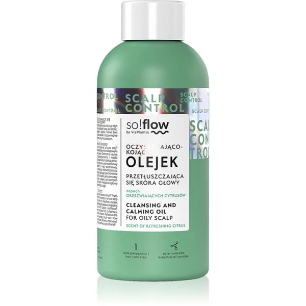 so!flow so!flow Oily Scalp Cleansing and Calming Oil ulje za čišćenje za masno vlasište 150 ml