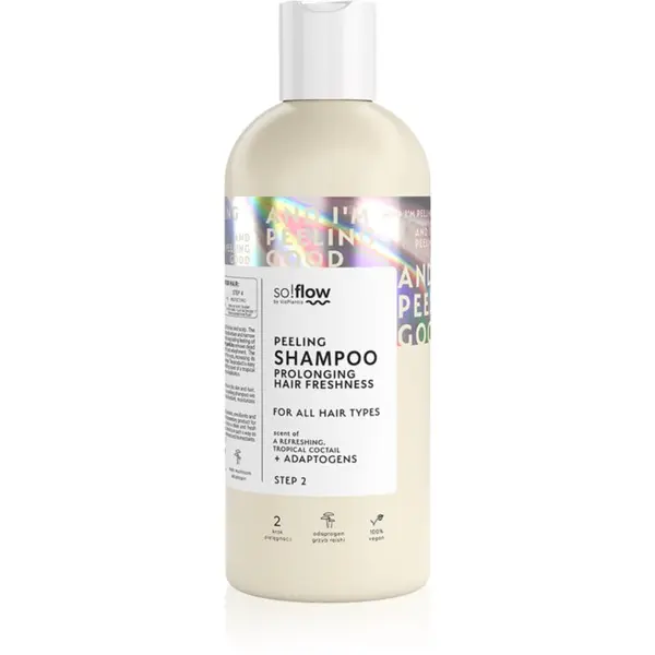 so!flow so!flow Peeling Shampoo Prolonging Hair Freshness piling šampon za masno vlasište 400 ml