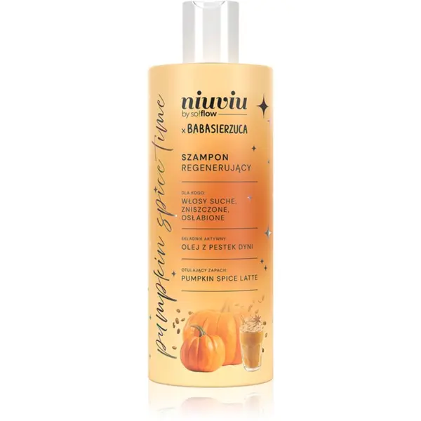so!flow so!flow Pumpkin Time Regenerating Shampoo regenerirajući šampon za suhu i oslabljenu kosu 300 ml