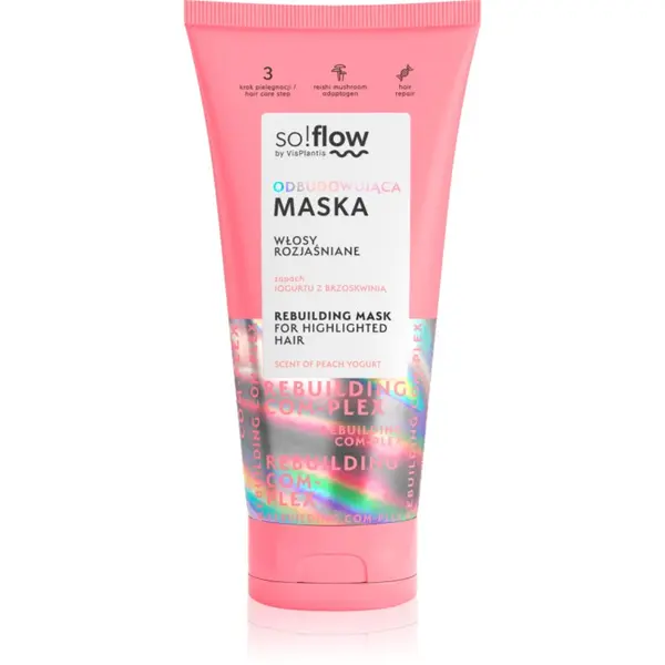 so!flow so!flow Rebuilding Com-Plex Mask For Highlighted Hair regenerirajuća maska za kosu za izbjeljenu kosu 200 ml