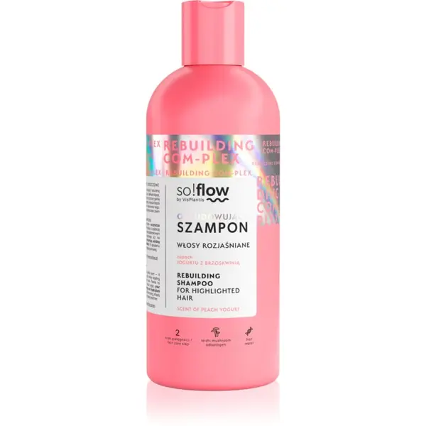so!flow so!flow Rebuilding Com-Plex Shampoo For Highlighted Hair regenerirajući šampon za izbjeljenu kosu 300 ml