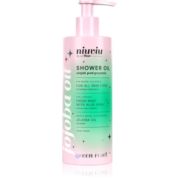 so!flow so!flow Shower Oil Fresh Mint With Aloe Vera osvježavajući gel za tuširanje 300 ml