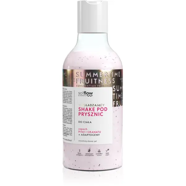 so!flow so!flow Smoothing Shower Shake gel za tuširanje za sve tipove kože Pithaja & Pomegranate 400 ml
