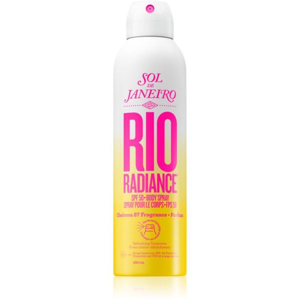 Sol de Janeiro Sol de Janeiro Rio Radiance osvježavajući hidratantni sprej za zaštitu kože SPF 50 200 ml