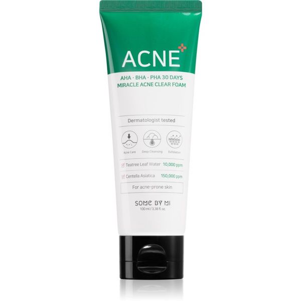 Some By Mi Some By Mi AHA∙BHA∙PHA 30 Days Miracle pjena za dubinsko čišćenje za problematično lice, akne 100 ml
