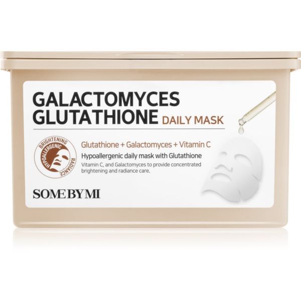 Some By Mi Some By Mi Galactomyces Glutathione Daily Mask Pack sheet maska za blistav ten veliko pakiranje 24 kom
