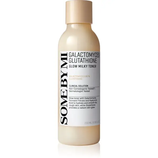 Some By Mi Some By Mi Galactomyces Glutathione Glow Milky Toner omekšavajući i hidratantni tonik za sjaj lica 200 ml